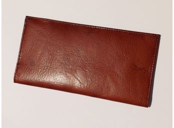 Vintage Yves Saint Laurent Leather Bifold Wallet