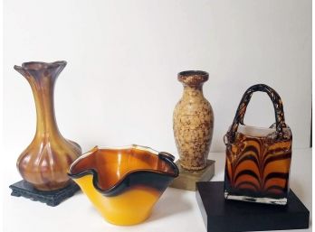 Collection Of 4 Vintage Vases