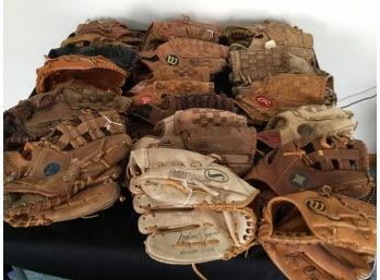 Baseball Glove Lot