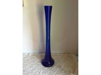 Large Cobalt Glass Vase