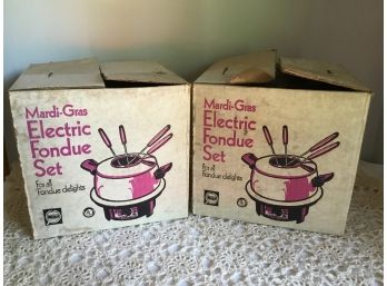 Electric Fondue Pots In Original Box