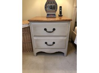 One Of Two Shabby Chic Nightstands