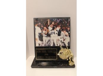 1996 New York Yankees World Champions Photo Plaque