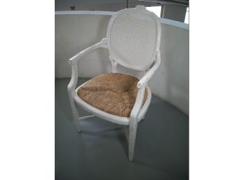 Fantastic White Shabby Chic 'French Adirondack Chair' - Nice Piece !