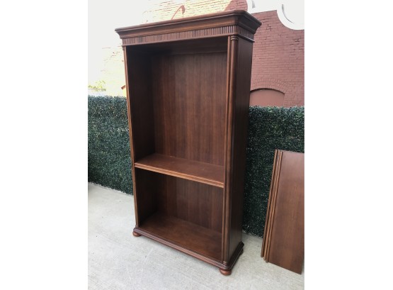 Solid Wood Shelving Unit With Crown Molding  1 Of 2