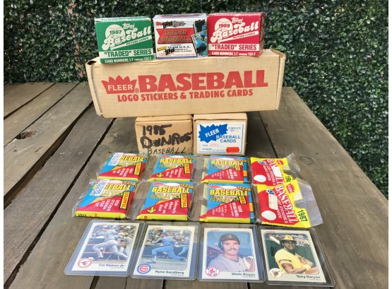 80s Baseball Cards And Packs