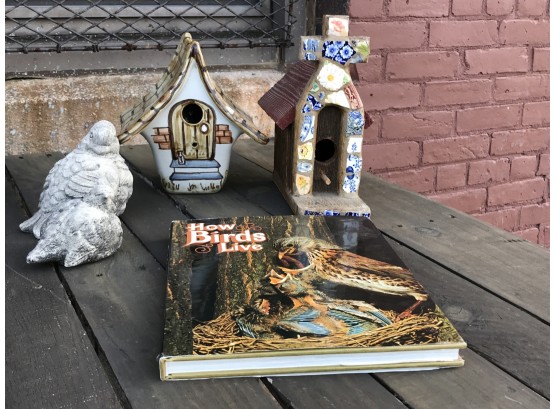 Vintage Birdhouses And Collectables