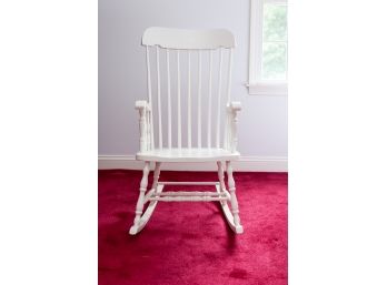 Antique White Rocking Chair