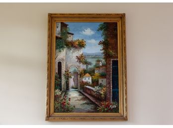 Monumental Signed Oil Painting