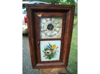 Antique Period OGEE Seth Thomas Clock - Hand Painted Panel - C.1830/40