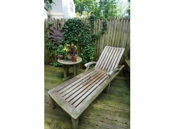 Outdoor Classic Teak Lounge Chair