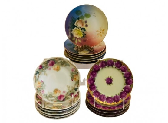 Three Sets Of Dessert Plates Including:  Limited Edition Germany