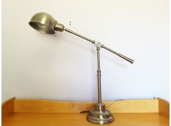 Contemporary Brushed Nickel Task Or Table Lamp
