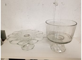 Vintage Cake Stand And Parfait Server