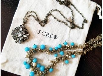 2 Fabulous Pairs Of J Crew Fashion Necklaces