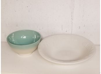 Two Ceramic Serving Pieces