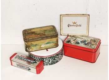 Assortment Of Vintage Tins