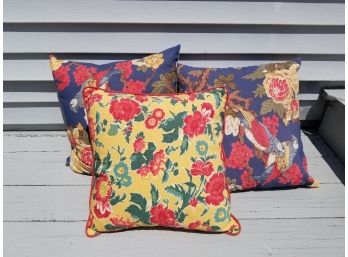 3 Pottery Barn Indoor/Outdoor Pillows