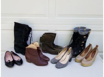 Assorted Ladies' Shoes And Boots - Moon Boot And Nine West - Size 9.5-10