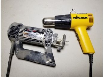 Wagner Heat Gun And Rotozip Grout Router