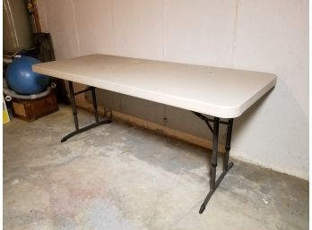 Adjustable Rectangular Folding Table