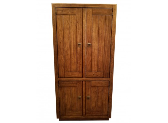 Vintage Rustic Armoire By Drexel Furniture