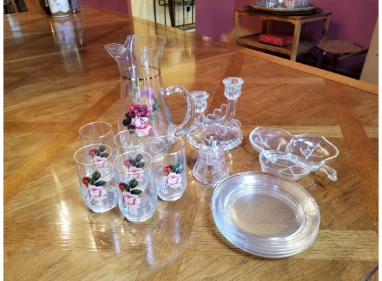 Selection Of Glass & Crystal Tableware & Decor