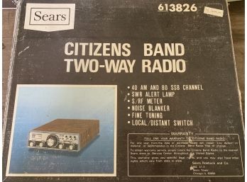 Sears - Citizens Band Two Way Radio