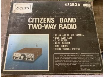 Sears Citizens Band Two Way Radio