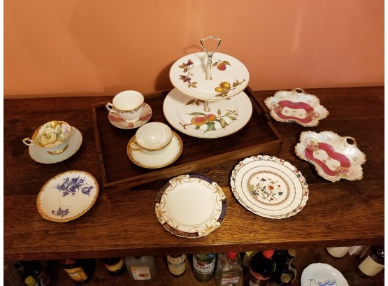 Fine Antique Mostly English And German Porcelain China