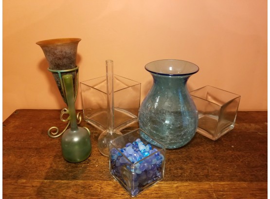 Assortment Of Glass Floral Arrangement Vessels