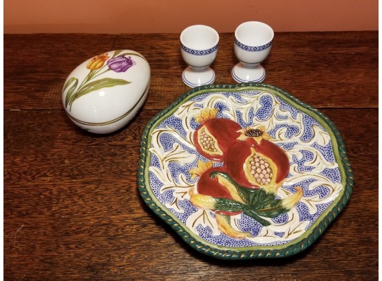 Limoges Egg, Fitz And Floyd And More
