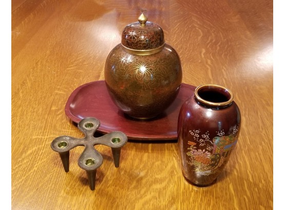Selection Of Vintage Japanese Import Decor