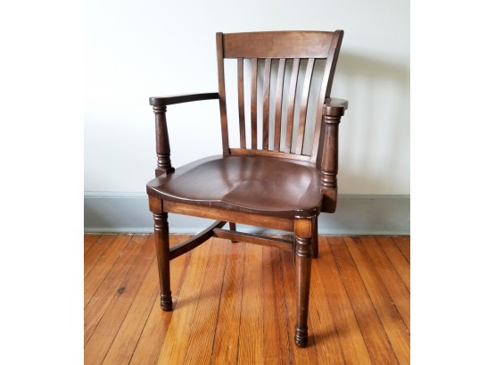 Vintage Wooden Spindle Back Armchair