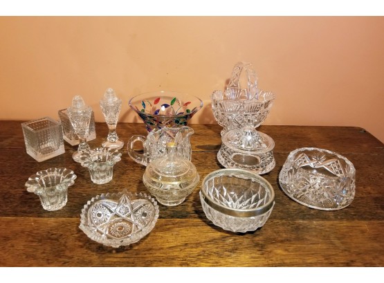 Large Assortment Of Vintage Glassware Decor