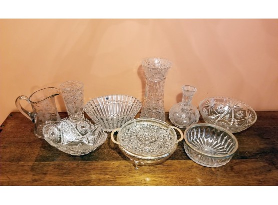 Fine Mostly American Brilliant Period Cut Glass & Others