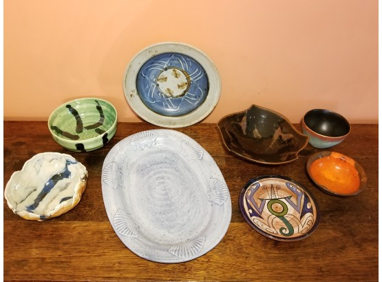 Large Collection Of Studio Art Pottery
