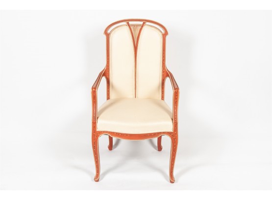 Antique Floral Painted Chair
