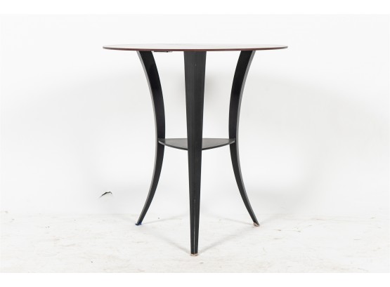 Contemporary Black Accent Table