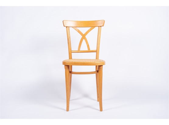 Rattan Seat X-Back Cafe Chair