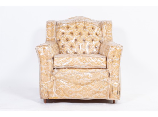 Vintage Tufted Armchair By Martin Furniture