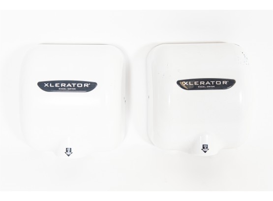 Two XLERATOR Excel Hand Dryers