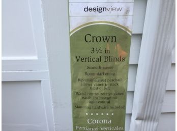 New In Box Design View 3.5' Vertical Blinds