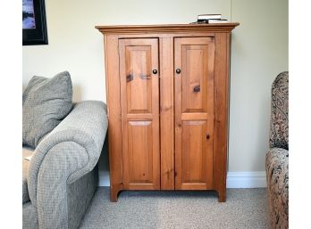 Two Door Pine Country Cabinet