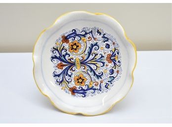 Deruta Ceramiche Made In Italy 9' Pedestal Dish