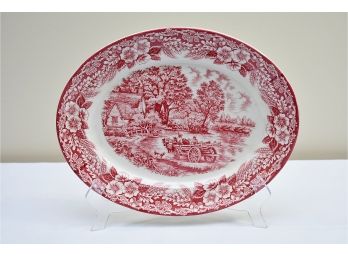 12' J. Broadhurst Ironstone The Constable Series Bicentennial Porcelian Platter