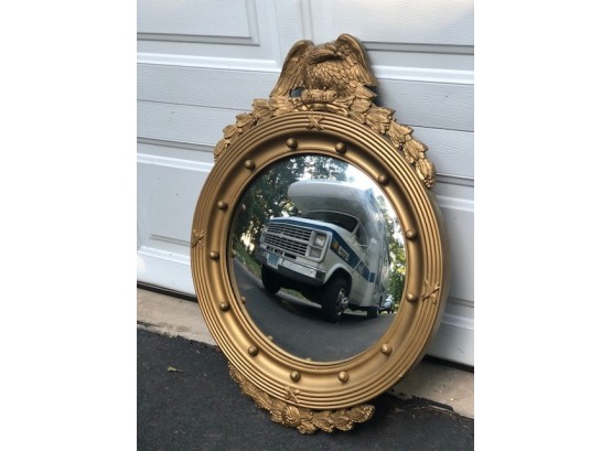 Large Federal Style Convex Mirror