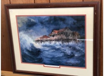 'The Atlantic House - The Final Moments' Print By Madeline Carol