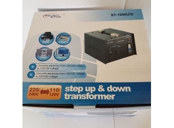 Seven Star Electrical Step Up & Down Transformer ST-1000U/D - Converts  240V-120V - New In Box