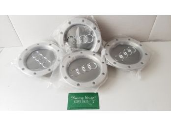 Four Audi Wheel Center Caps New In Package